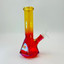 Electroplated 2-tone Diamond Cut Beaker Waterpipe - 8 Inch - Assorted Colors - Price Per Piece