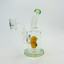 Helios Glass Waterpipe With Duck Shower Perc - 7 Inch - Assorted - WPTG226