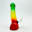 Dildo Rasta Waterpipe - Bubbler - 8 Inch  - Assorted - WPTV2