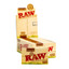Raw Organic Hemp Single Wide Rolling Papers 25 pack per box