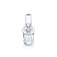 GRAV - WEDGE BUBBLER - 14MM - CUP BOWL - clear color