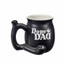 PREMIUM ROAST AND TOAST CERAMIC MUG PIPE-blac- dope dad