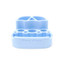                             BLAZY SUSAN SILICONE DAB STATION-blue color