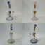 Bent Neck Swirled Waterpipe With Showerhead Perc - 9 Inch - WPVC149