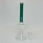 WATERPIPE 8" INCH - WITH HONEYBEE PERC - Green color