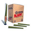 RAW PRESSED BUD WRAP FLOWER CONES - 1 1/4 SIZE - 3 CONES PER TUBE - 12 TUBES BOX