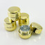 GLASS JAR GOLD CHROME - CHILD PROOF - 5ML 