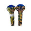Handpipe 4" Inch - Gold Fumed - Assorted Designs - Price Per Piece