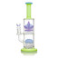 ALEAF WATERPIPE 12" DOUBLE TREE PERC-green blue