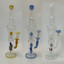 	
Glass Waterpipe with Color Rim and Double Perc - 18 Inch - WPAG40-Assorted Color