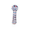 HANDPIPE - 5" IN SIZE - WITH DOTS COLORED - ASSORTED