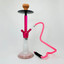 Dud Hookah Corona - 1 Hose - 20 Inches -Pink