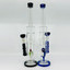 Waterpipe 18 Inch - Straight With Double Perc - Assorted