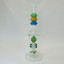 WPAG50 - 12 Inch Waterpipe - With Multi Rings Tube and Character Showerhead Perc