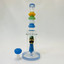 WPAG50 - 12 Inch Waterpipe - With Multi Rings Tube and Character Showerhead Perc