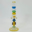 WPAG50 - 12 Inch Waterpipe - With Multi Rings Tube and Character Showerhead Perc-Yellow