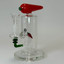 Sense Glass 6 Inch Waterpipe - Carrot With Matrix Perc - Price Per Piece - Red