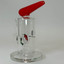 Sense Glass 6 Inch Waterpipe - Carrot With Matrix Perc - Price Per Piece - Red