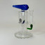 Sense Glass 6 Inch Waterpipe - Carrot With Matrix Perc - Price Per Piece-Blue
