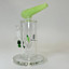 Sense Glass 6 Inch Waterpipe - Carrot With Matrix Perc - Price Per Piece-Light Green