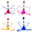Luxor Shisha Hookah 14" Inch - 2 Hose With Double Acrylic and Single Perc Decor 