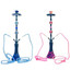 Luxor - Shisha Hookah Done Right - 26 Inches - 2 Hose With Disco Ball - NP21-10