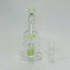 Helios Glass Waterpipe - 7" Inch - Bent Neck With Ball Showerhead Perc