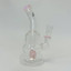 Helios Glass Waterpipe - 7" Inch - Bent Neck With Ball Showerhead Perc