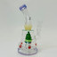 Waterpipe 7" Inch - Helios Glass - Bent Neck With Hive Perc