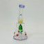 Waterpipe 7" Inch - Helios Glass - Bent Neck With Hive Perc