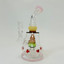 Waterpipe 7" Inch - Helios Glass - Bent Neck With Hive Perc