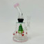 Waterpipe 7" Inch - Helios Glass - Bent Neck With Hive Perc