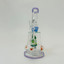 Waterpipe 7" Inch - Helios Glass - Bent Neck With Hive Perc