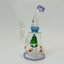 Waterpipe 7" Inch - Helios Glass - Bent Neck With Hive Perc