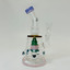 Waterpipe 7" Inch - Helios Glass - Bent Neck With Hive Perc