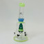 Waterpipe 7" Inch - Helios Glass - Bent Neck With Hive Perc