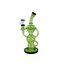 Aleaf the Orbit Waterpipe Recycler 9" Inch With Matric Perc -green color