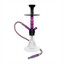 Byo Crystal Hookah 18" Inch - 1 Hose - Ck7000-purple color