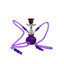 Premium Pumpkin Hookah - Us40122h - 9" Inch - 2 Hose - Petite-purple color