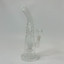 	
Waterpipe 10" Inch With Ice Pincher Bubble Cone Perc-White