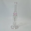 Waterpipe 12" Inch - Straight Mouth With Perc -pink