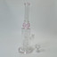 Waterpipe 12" Inch - Straight Mouth With Perc -pink
