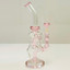 Waterpipe 13" Inch - Recycler With Bent Neck and Showerhead Perc-pink  color