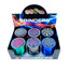 Metal Kaleidoscope Grinder With Drawer & Led Light+Charger 63mm - 4 Parts - Assorted Designs