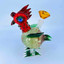 Waterpipe 7" Inch - Rooster Shape