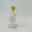 Helios Glass Waterpipe - 7" Inch - Straight With Flower and Donut Showerhead Perc
