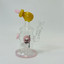 Helios Glass Waterpipe - 7" Inch - Straight With Flower and Donut Showerhead Perc