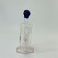 Helios Glass Waterpipe - 7" Inch - Straight With Flower and Donut Showerhead Perc