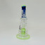 Helios Glass Waterpipe - 6.5" Inch - Bent Neck and Ball Showerhead Perc