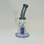 Helios Glass Waterpipe - 6.5" Inch - Bent Neck and Ball Showerhead Perc